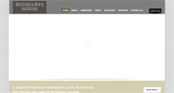 Desktop Screenshot of highcliffehouse.co.uk