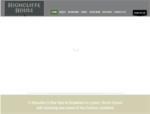 Tablet Screenshot of highcliffehouse.co.uk